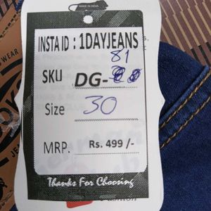 DG-81 Size-30 Slim Jeans