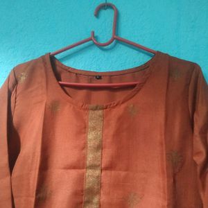 Women's Rust Orange Kurta