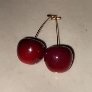 New Trendy Cherry Earrings