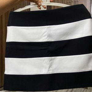 Zara Striped Heavy Premium Skirt Brand New