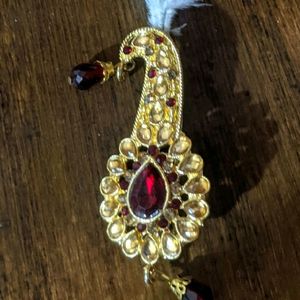 Gold Plated Kalangi/Wedding  Brooch for Groom/Men