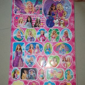 Barbie Stickers.