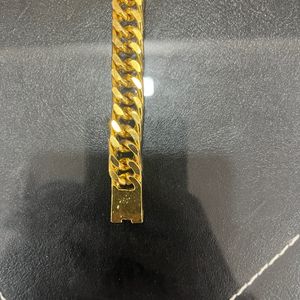 Golden Cuban/Link Chain Bracelet - Imported