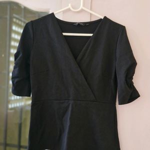 Formal Black Vintage Top