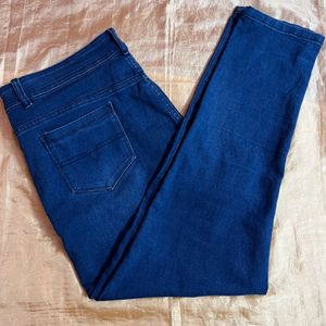 dark blue denim jeans women