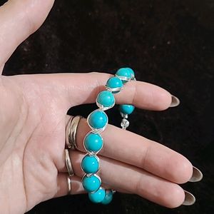 Natural Firoza (Turquoise) Bracelet New