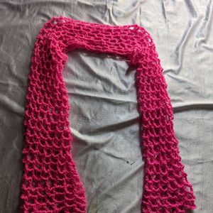 Crochet Arm Warmers Handmade Pink