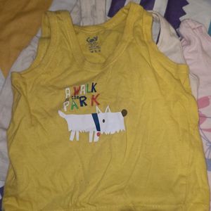 Vest For 3 To 6 Months Old Boy