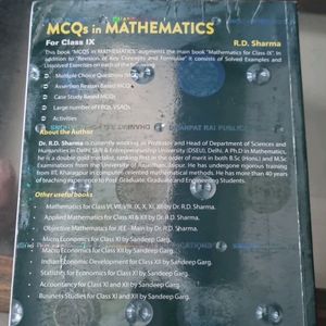 Mcq Book For Class 9 Rd Sharma