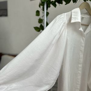 Stylist Loose Fit White Shirt