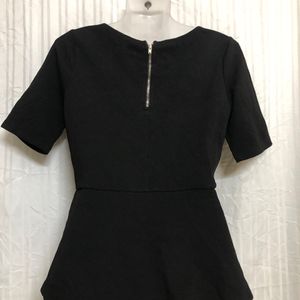 Dotti Black Short Sleeve Top