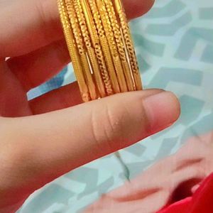 Golden Bangles for Girl