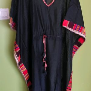 Cotton Silk Kaftan,New With Tag