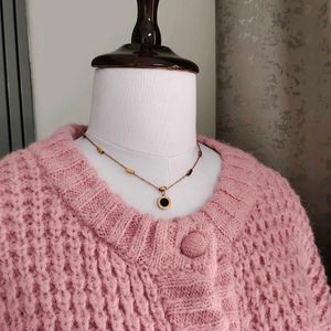 🆕 Pinteresty Pink Knitted Cardigan