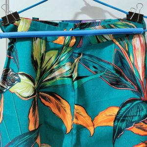 Tropical Print Trousers