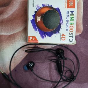 Jbl Mini Speaker With Free Earphones