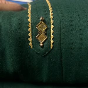 Green Kurta Set