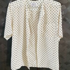 Satin Silk Polka Shrug