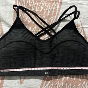 Decathlon Black Sports Bra