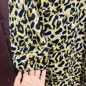 A Leopard Printed Top