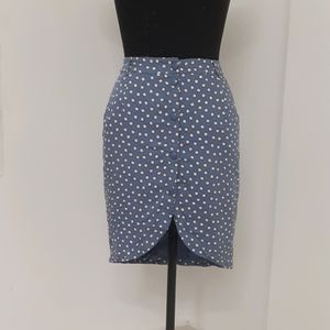 H&M polka dot skirt