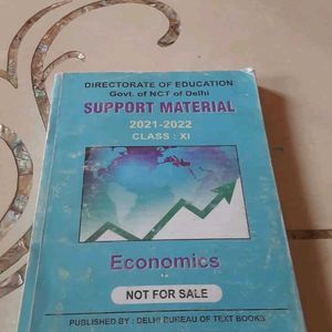 Support Material Of Economics For Class XI