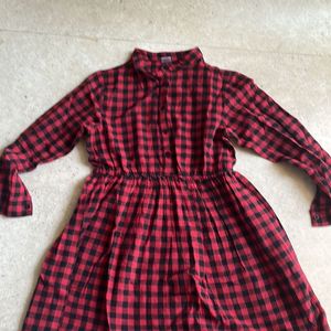 Red Checkered Dress