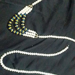 2 Pearl Necklace chain