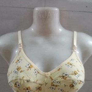 Floral print bra with tag