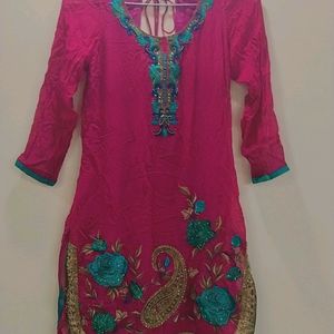 Magenta Colour Full Suit Se With Dupatta