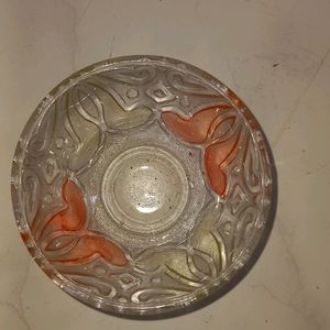 Glass Bowl Small With Self Design Set Of 6