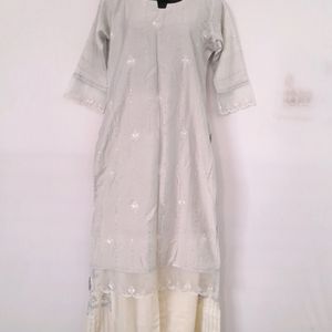 Grey Casual Kurta Set (Women's)