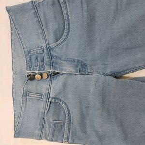 Price Down Light Blue Ankle Length Jean