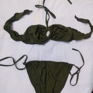 Olive Green 💚 Bikini Set Brand New