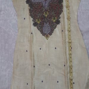 Silk Kurta With Chudidar