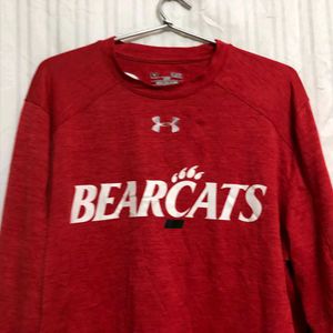 Under Armour Red Long Sleeve T Shirt