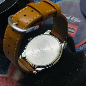 Peter England Watch Genuine leather