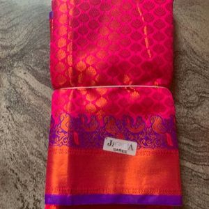 New Wedding And Festive Saree With Blouse