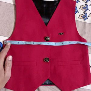 Waist Coat For Boys With UCB Shirt