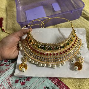 Zaveri Pearls Necklace Set