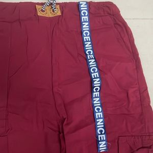 Maroon joggers