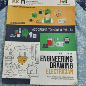 Engeniering Drawing Book For Iti Elctrican,Fitter,