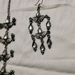 2 Oxidised Jewellery Set With Earrings