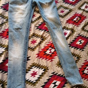 Light Blue Skin Fit Jeans