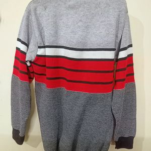 BRANDED WOOL SWEATER