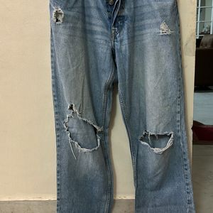 bershka straight jeans