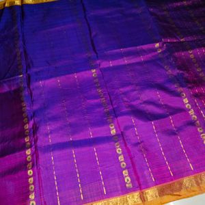 Pure Kanchi Pattu Saree 💜💛