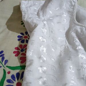 White Embroidered Dress