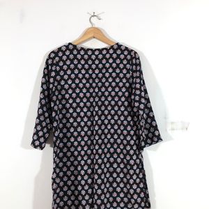 Black Printed Tunic(Women’s)