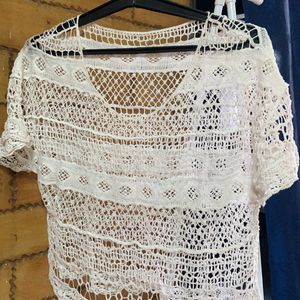 White Summer Wear Top